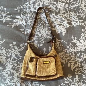 Boho Straw Hobo Bag
